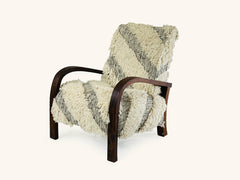 Moroccan Beni ourain rug armchair - Delilah Chair